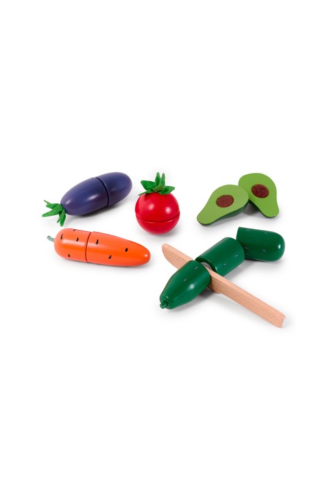 Set de 5 légumes à découper en bois Oxybul 1