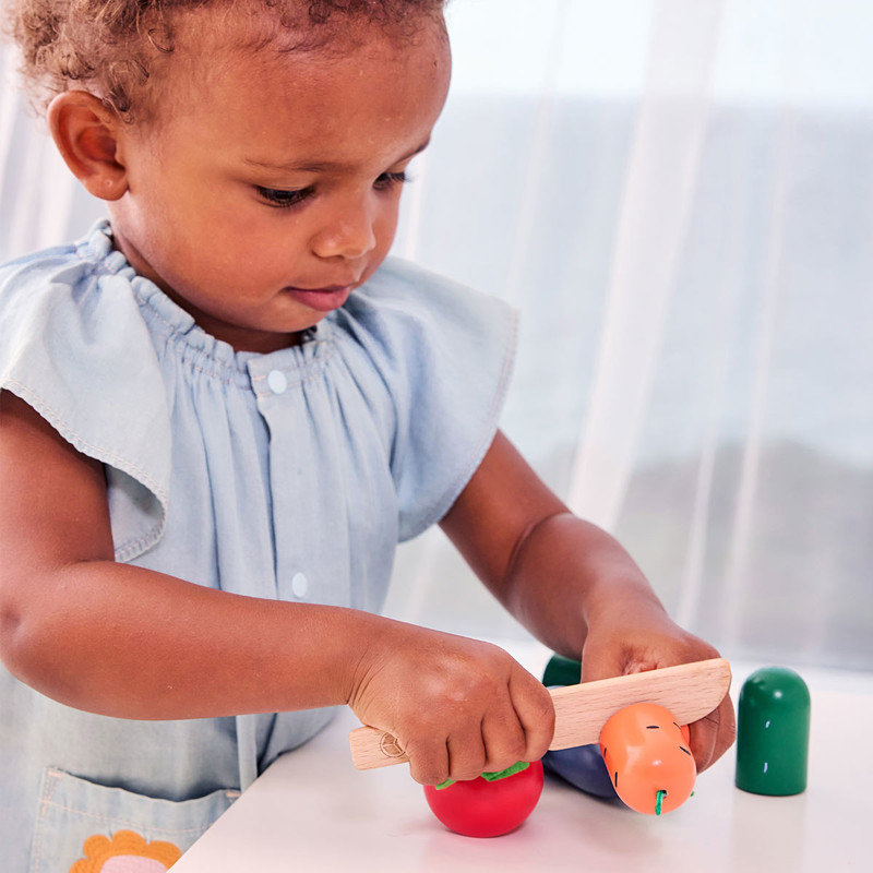 OXYBUL - Set de 5 légumes à découper en bois Oxybul - 5-8 ans