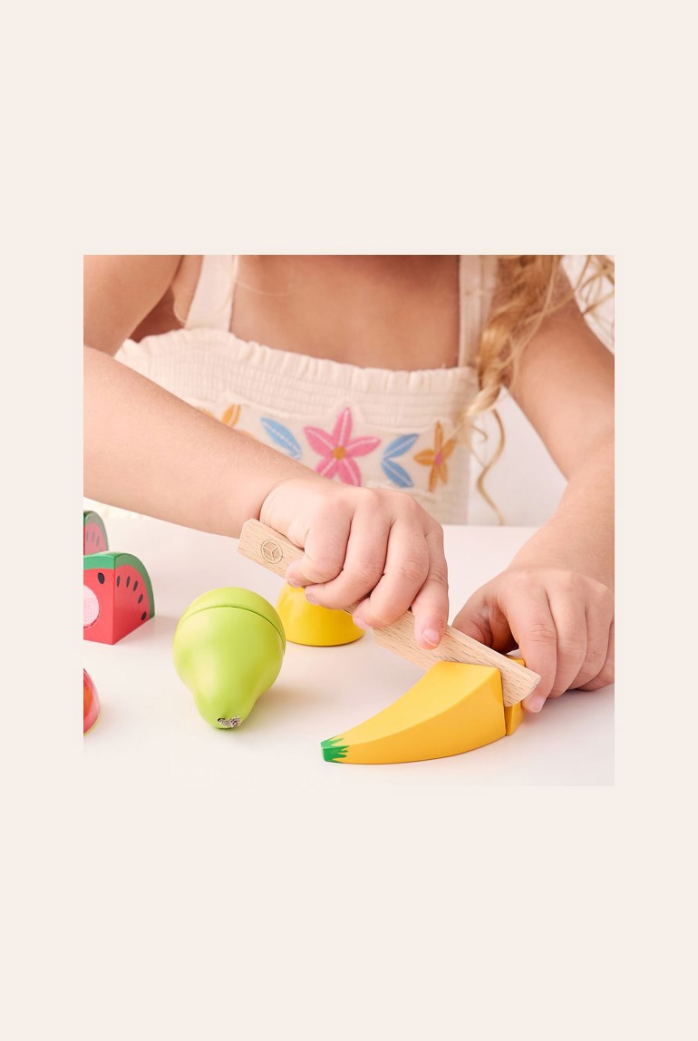 oxybul | Set de 5 légumes à découper en Bois 3-8 Ans