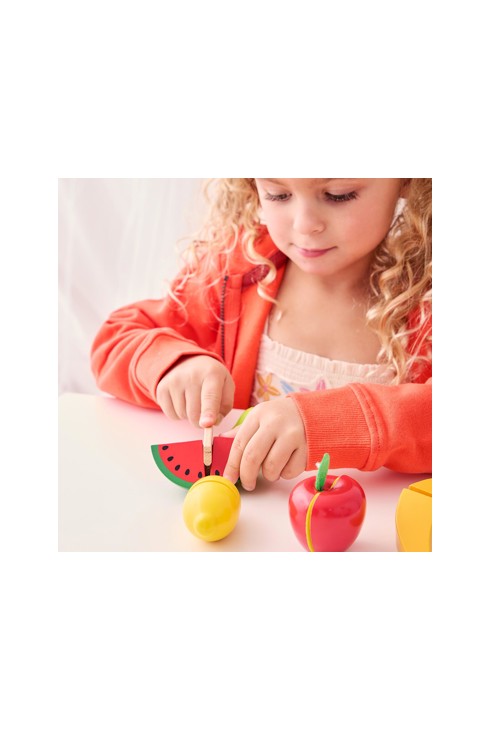 Set de 5 fruits à découper en bois Oxybul
