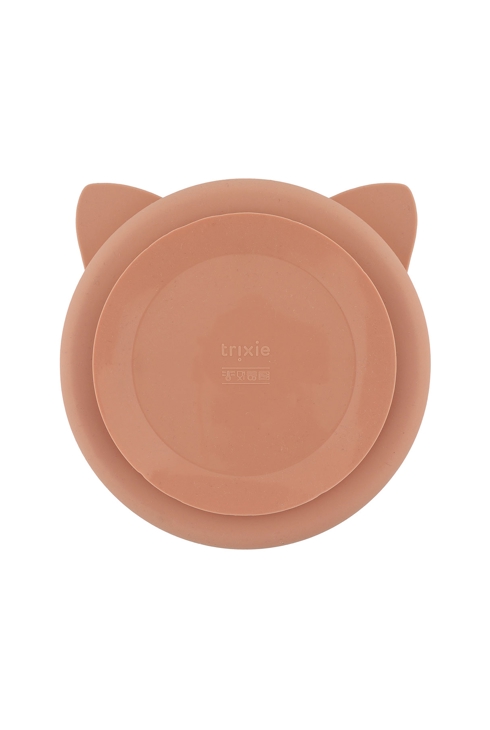 Assiette compartimentée en silicone avec ventouse Chat TRIXIE