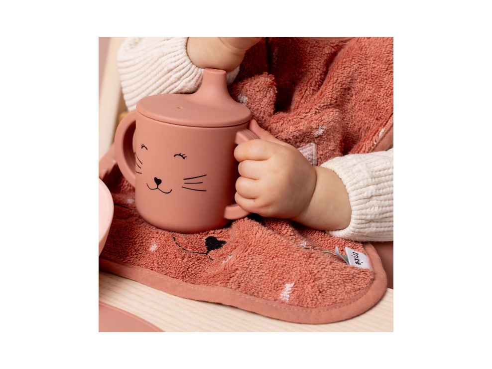 Tasse d'apprentissage en silicone Chat TRIXIE 2