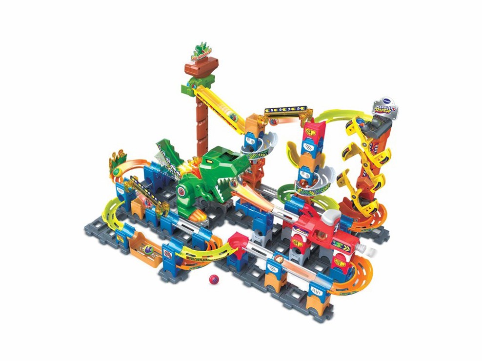 Circuit de billes Marble Rush Dino Adventures magnetic set VTech 1