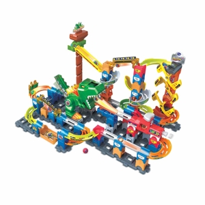 Circuit de billes Marble Rush Dino Adventures magnetic set VTech 1