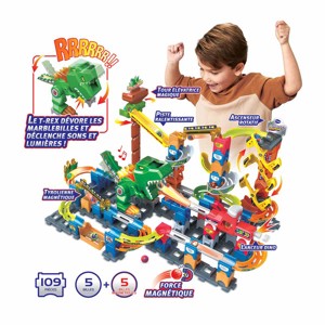Circuit de billes Marble Rush Dino Adventures magnetic set VTech
