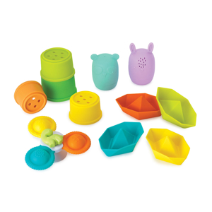 Coffret jeux de bain silicone Infantino 1