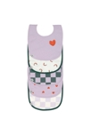 Lot de 5 bavoirs Happy rascals Heart orange LASSIG 1