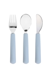Lot de couverts 2ème age Happy rascals smile bleu LASSIG 3