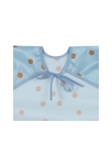 Lot de 2 bavoirs manches longues Happy rascals smile bleu LASSIG 3