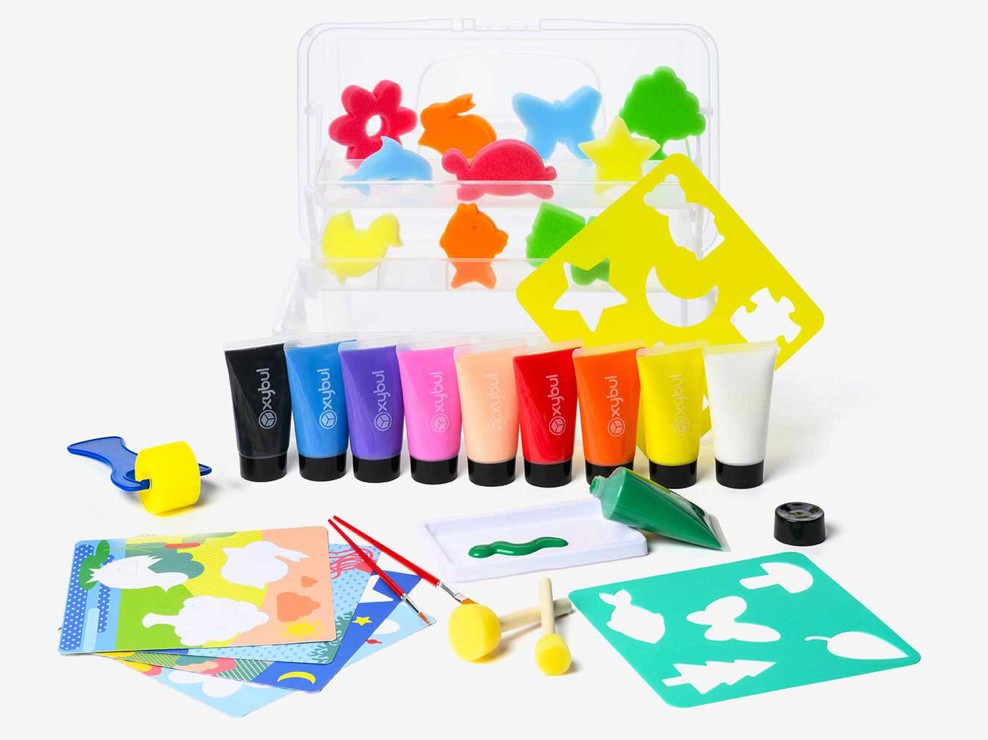 Coffret gouaches aux doigts Oxybul 1