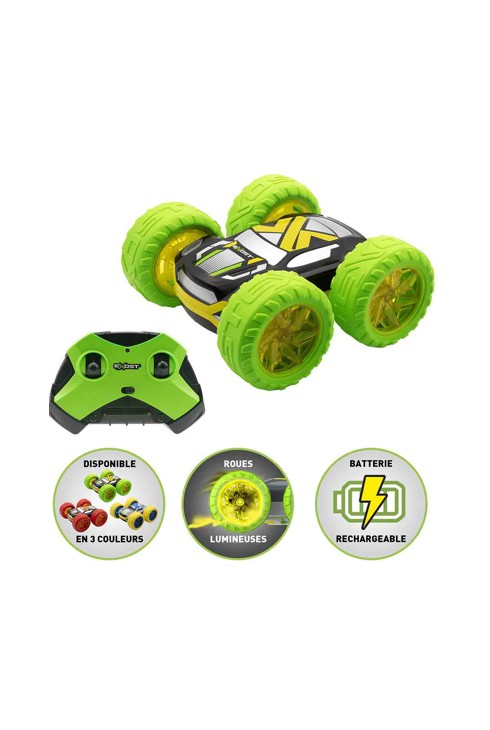 Voiture radiocommandée 360 Cross Flash verte, rouge ou jaune Exost 2