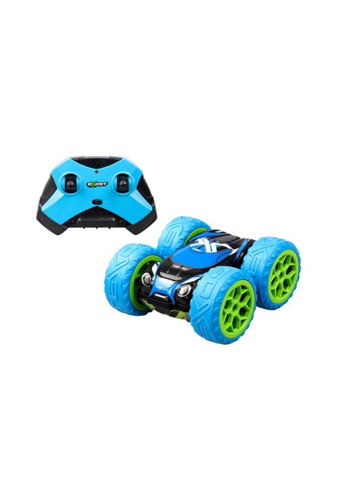 Voiture radiocommandée 360 Cross Flash verte, rouge ou bleue Exost
