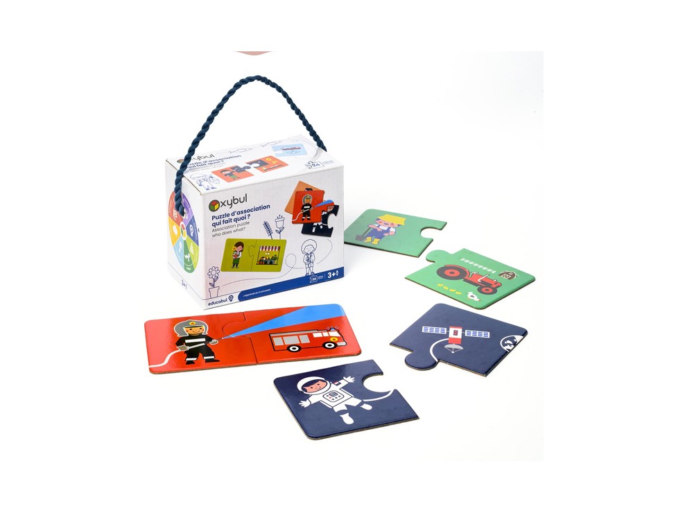 Układanka skojarzeniowa „Kto co robi?” – Oxybul 2