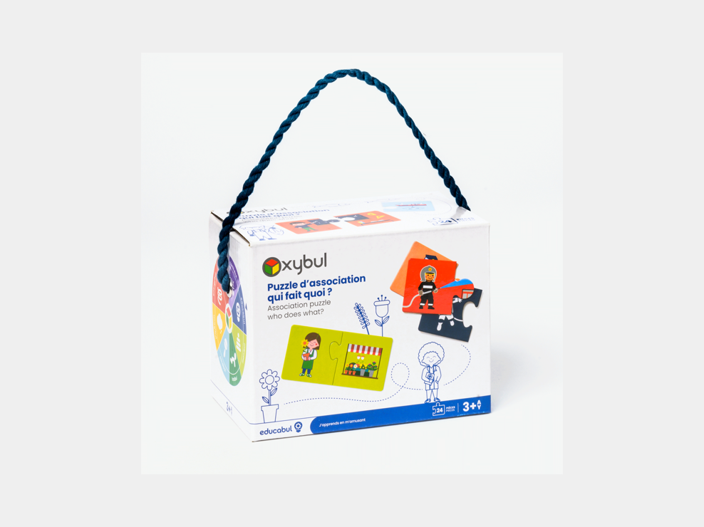 Układanka skojarzeniowa „Kto co robi?” – Oxybul 1