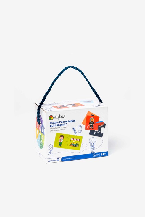 Puzzle d'association Qui fait quoi ? Oxybul 1