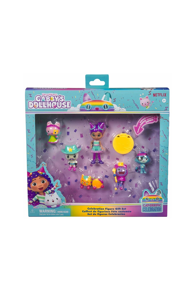 Coffret de figurines Deluxe Celebration Gabby’s DollHouse Spin Master 1
