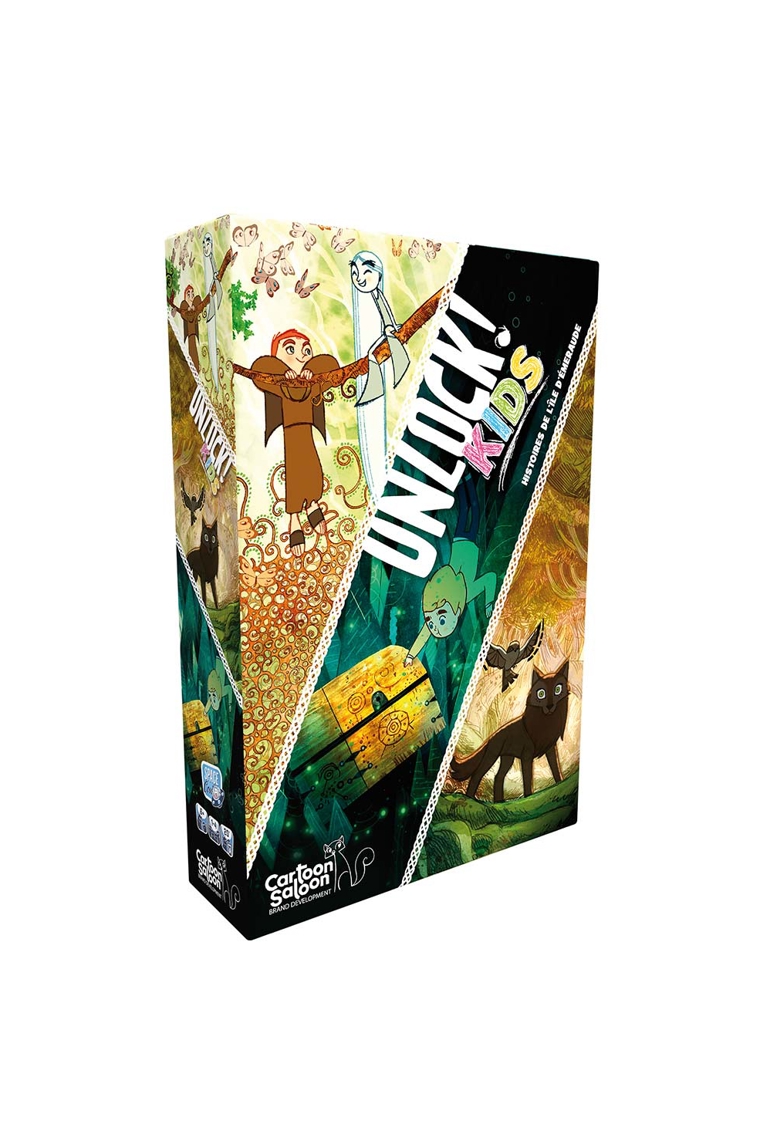 Jeux de société Unlock! Kids : Histoires de l’île d’Emeraude Asmodée 1