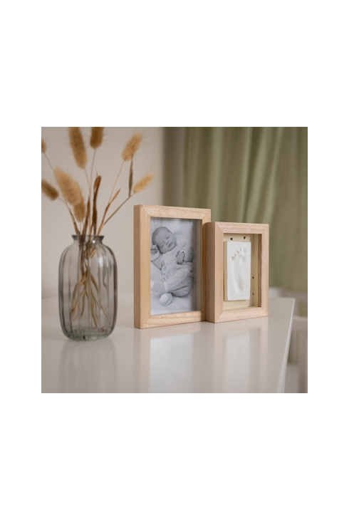 Cadre Duo empreinte et photo Jolis Coeurs Petit Artichaut