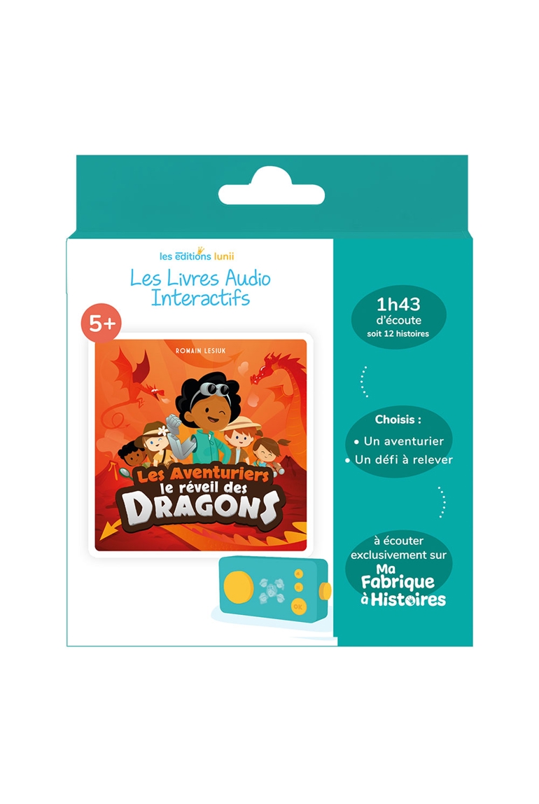 Coffret livre audio Ma Fabrique à histoires, Le Réveil des dragons 1