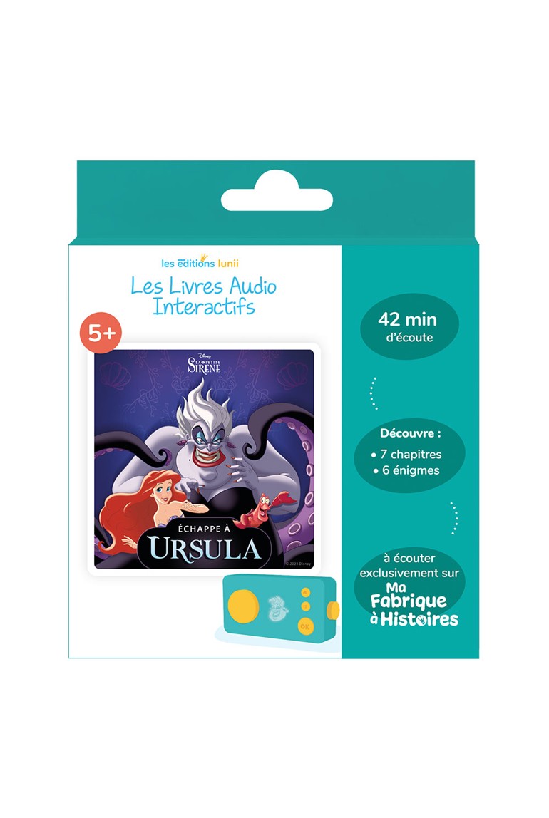 Coffret livre audio Ma Fabrique à histoires, Défi vilain : Échappe à Ursula ! 1