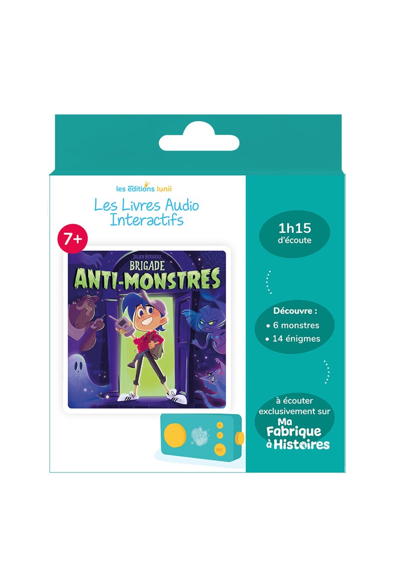 Coffret livre audio Ma Fabrique à histoires, Brigade Anti-Monstres 1