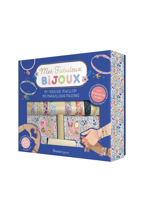 Coffret Mes fabuleux bijoux avec présentoir en bois 1