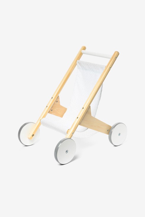 Poussette en bois pour poupée Oxybul 1
