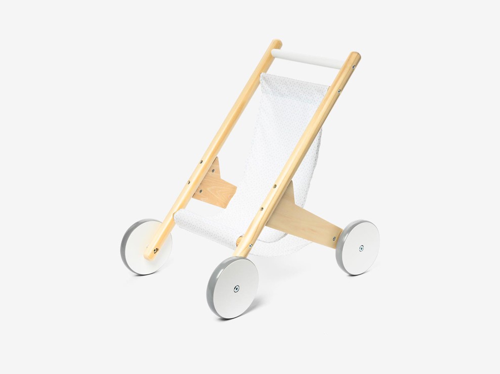 Poussette en bois pour poupée Oxybul 1