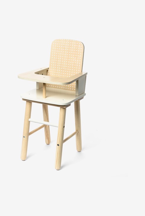 Chaise haute en bois pour poupée Oxybul 1
