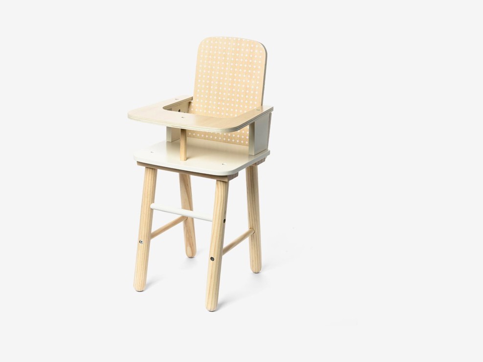 Chaise haute en bois pour poupée Oxybul 1