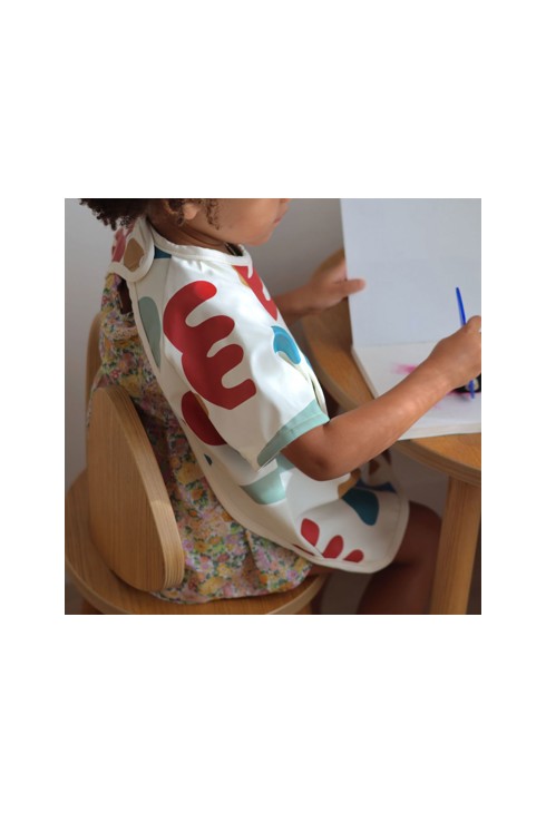 Bavoir et tablier manches amovibles 2 en 1 - Playful BEABA