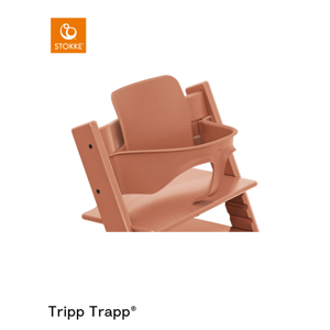 Kit baby set 2 terracotta pour chaise haute Tripp Trapp STOKKE 1