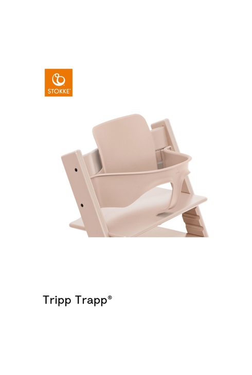 Kit baby set 2 rose pâle pour chaise haute Tripp Trapp STOKKE 1