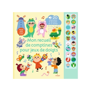 Livre Mon recueil de comptines pour jeux de doigts 1