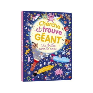 Livre Cherche et trouve géant qui brille dans le noir 1