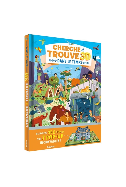 Livre Cherche et trouve 3D dans le temps 1