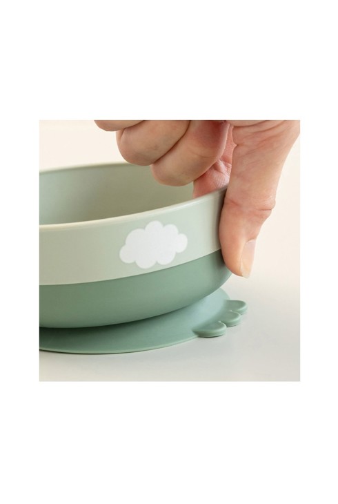 Coffret 1er repas 3 pièces Foodie vert DONE BY DEER 2