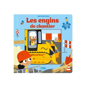 Livre Puzzle 9 p engins de chantier 1