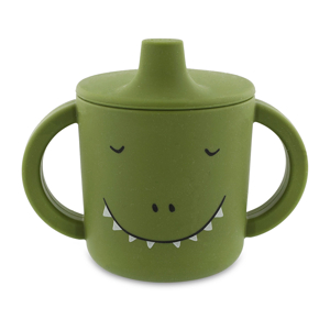 Tasse d'apprentissage en silicone Dinosaure Trixie 1