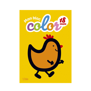 Livre Bloc color la poule 1