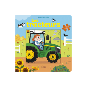 Livre Puzzle 9P les tracteurs 1