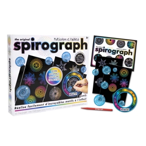 Spirograph multicolore et pailleté Silverlit 1