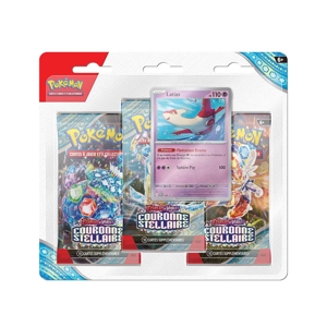 Pokemon Couronne Stellaire EV07 : Pack Cartes 3 boosters 1