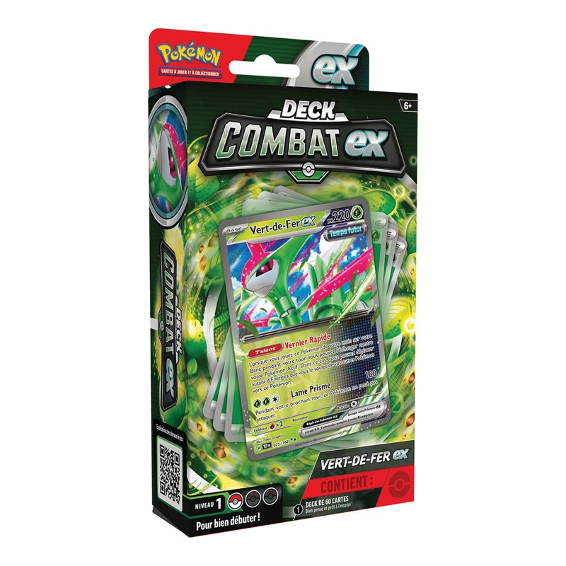 Asmodée - Pokemon Deck de combat Tokorico / Vert-de-Fer-ex