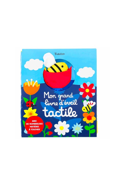 Mon grand livre en tissu d'éveil tactile 1