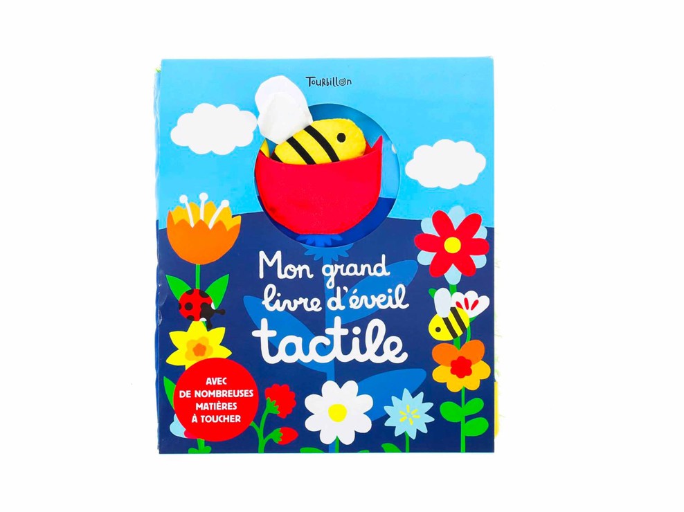 Mon grand livre en tissu d'éveil tactile 1