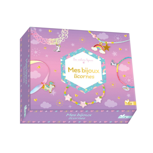 Coffret mes bijoux licornes, coffret avec accessoires 1