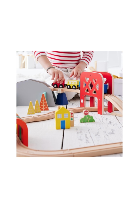 Circuit de train 54 pièces Oxybul