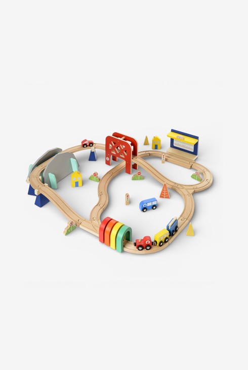 Circuit de train 54 pièces Oxybul 1