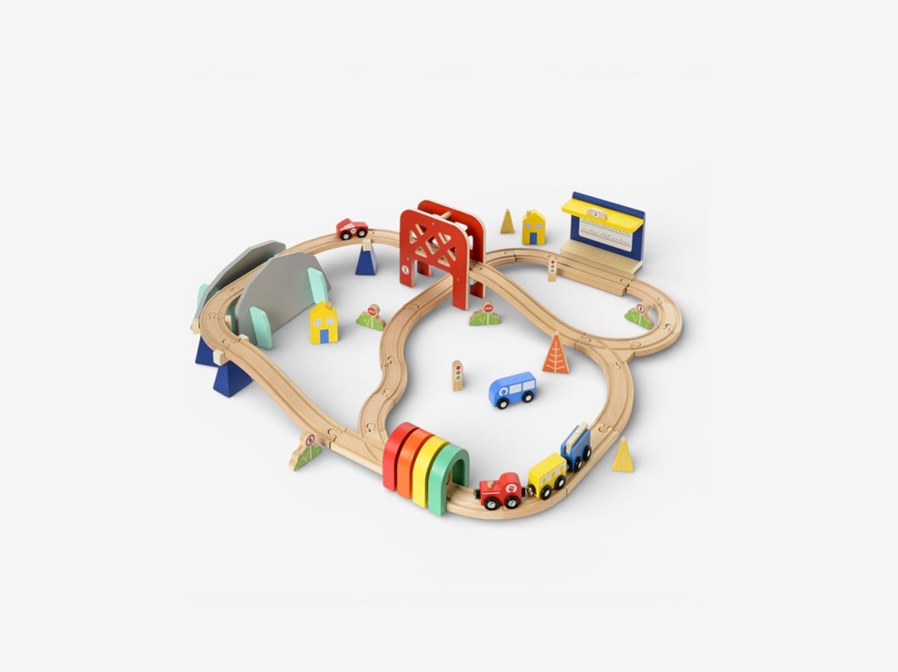 Circuit de train 54 pièces Oxybul 1